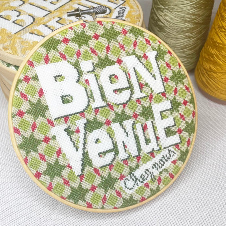 Lili Points - Fiche point de croix compté - Bienvenue "Etoiles"
