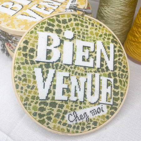 Lili Points - Fiche point de croix compté - Bienvenue "Croco"