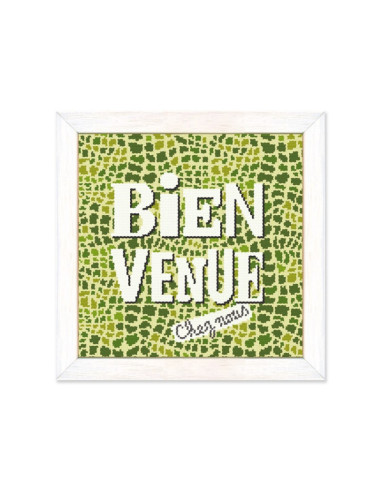 Lili Points - Fiche point de croix compté - Bienvenue "Croco"