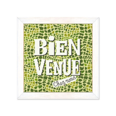 Lili Points - Fiche point de croix compté - Bienvenue "Croco"