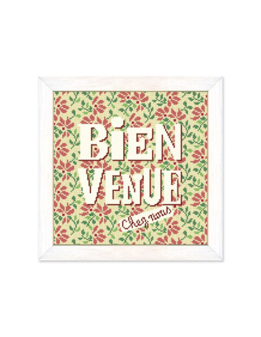 Lili Points - Fiche point de croix compté - Bienvenue "Fleurs"