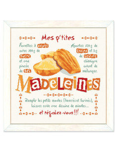 Lili Points - Fiche point de croix compté - Les p'tites madeleines