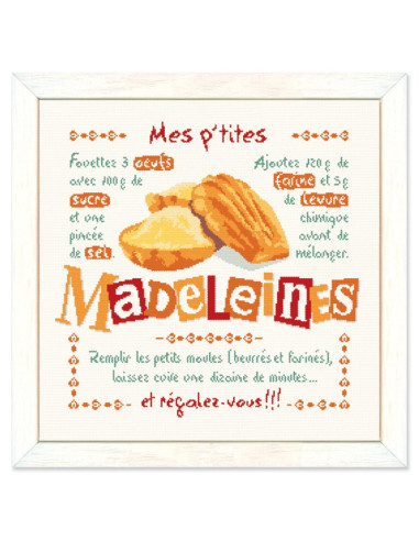 Lili Points - Fiche point de croix compté - Les p'tites madeleines