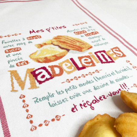 Lili Points - Fiche point de croix compté - Les p'tites madeleines