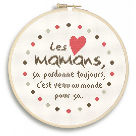 Lili Points - Kit point de croix - Les mamans