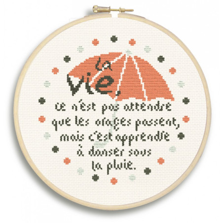 Lili Points - Kit point de croix - La vie