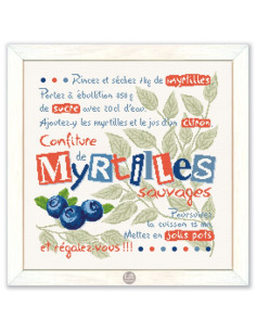 Lili Points - Fiche point de croix compté - La confiture de Myrtilles