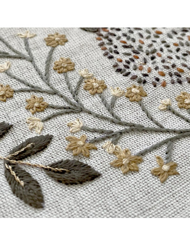 Kit de broderie traditionnelle "Simon le hérisson" de Un Chat dans l'aiguille