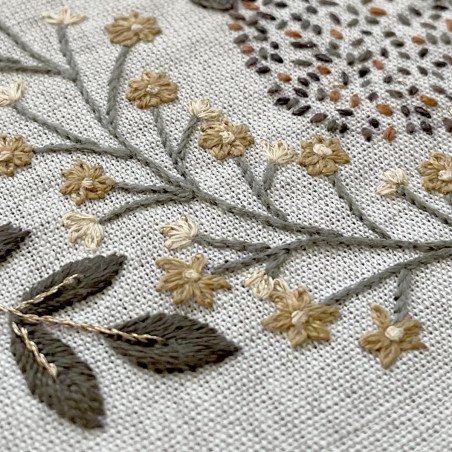 Kit de broderie traditionnelle "Simon le hérisson" de Un Chat dans l'aiguille