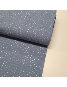 double-gaze-bleu-moyen-a-pois