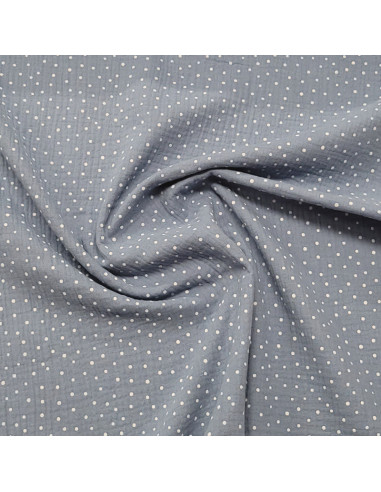double-gaze-bleu-moyen-a-pois