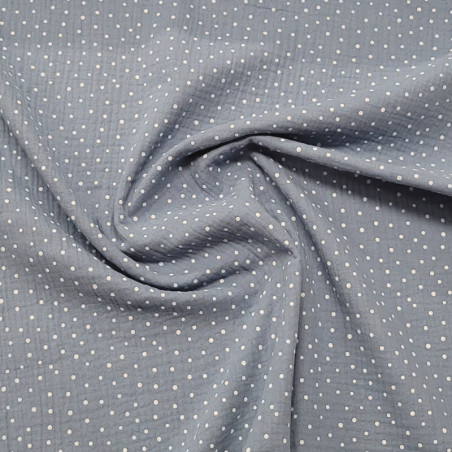 double-gaze-bleu-moyen-a-pois