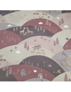 tissu-animaux-foret-aspect-lin-broderie-passion