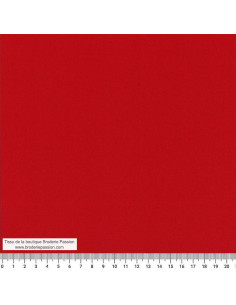 tissu-coton-popline-uni-rouge-broderie-passion