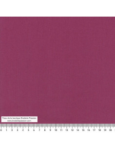 tissu-coton-popline-uni-fushia-broderie-passion