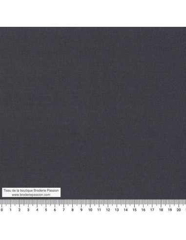 tissu-coton-popline-uni-anthracite-broderie-passion