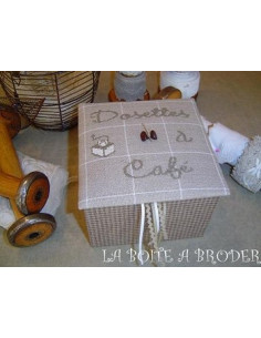 La Boîte à Broder - Boîte Dosettes à café moka