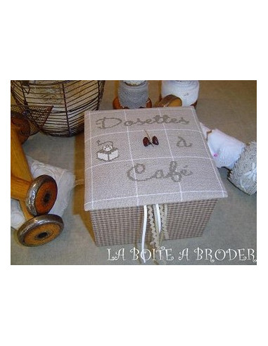 La Boîte à Broder - Boîte Dosettes à café moka
