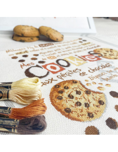 Lili Points - Fiche point de croix compté - Les cookies
