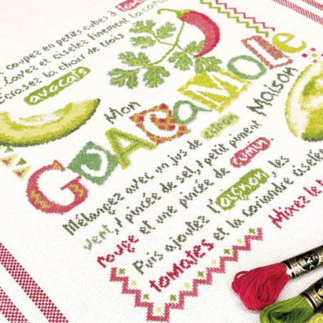 Lili Points - Fiche point de croix compté - Le Guacamole