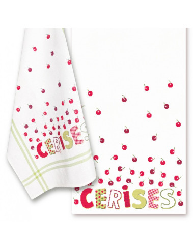 Lili Points - Fiches Les petits torchons - Les Cerises