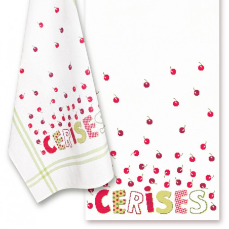 Lili Points - Fiches Les petits torchons - Les Cerises