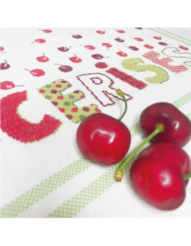 Lili Points - Fiches Les petits torchons - Les Cerises