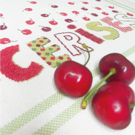 Lili Points - Fiches Les petits torchons - Les Cerises
