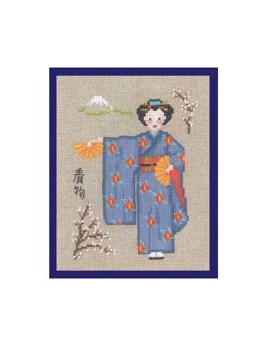 Le Bonheur des Dames - Kimono bleu