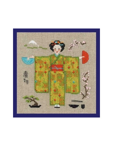Le Bonheur des Dames - Kimono vert
