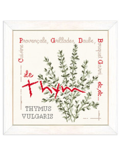 Lili Points - Fiche point de croix compté - Le Thym