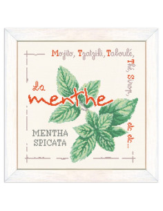 Lili Points - Fiche point de croix compté - La Menthe
