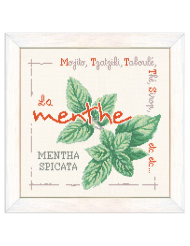 Lili Points - Fiche point de croix compté - La Menthe