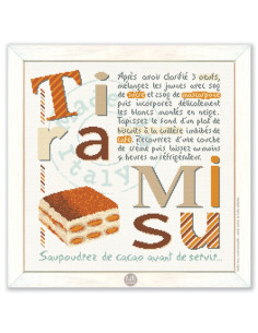 Lili Points - Fiche point de croix compté - Le Tiramisu
