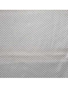 Tissu coton - faux uni - gris circles