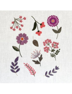 Planche custo de broderie traditionnelle "Angèle" de Un Chat dans l'aiguille