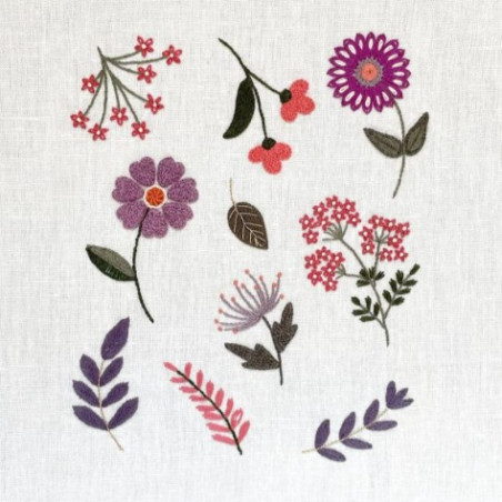 Planche custo de broderie traditionnelle "Angèle" de Un Chat dans l'aiguille