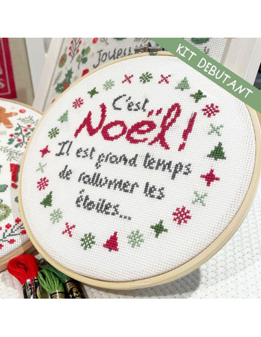 Lili Points - Kit point de croix - Noël