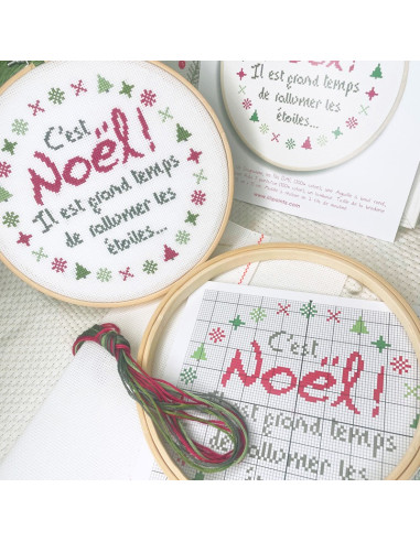 Lili Points - Kit point de croix - Noël