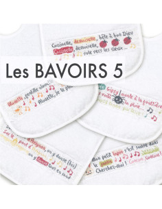 Lili Points - Les Bavoirs 5 - Fiche de broderie au point...