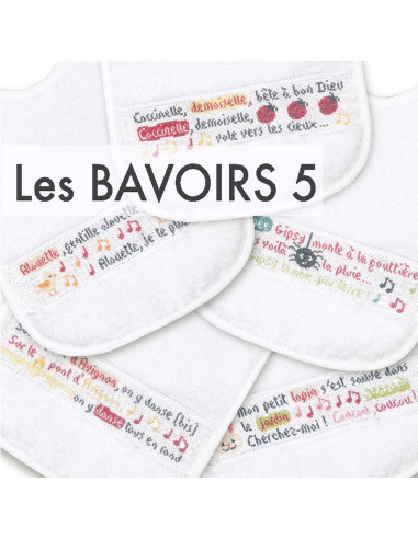Lili Points - Les Bavoirs 5 - Fiche de broderie...