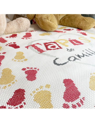 Lili Points - Tapis de sol - Fiche de broderie au point de croix compté