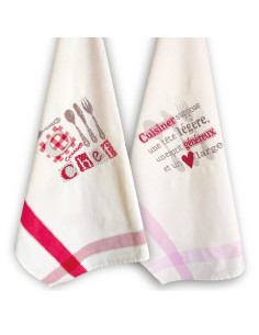 Lili Points - En cuisine - Fiche de broderie au point de croix compté