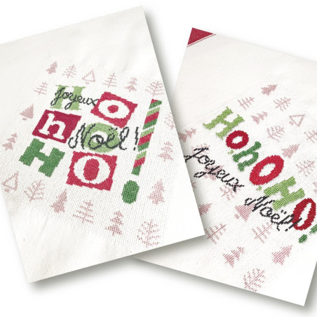 Lili Points - Ho, ho, ho ! - Fiche de broderie au point de croix compté