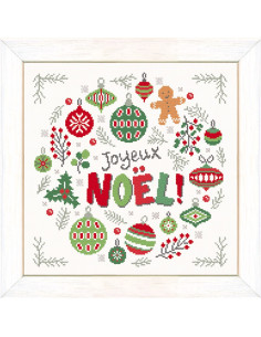 Lili Points - Fiche point de croix compté - Joyeux Noël
