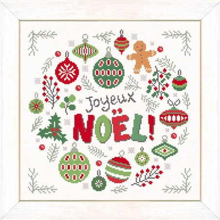Lili Points - Fiche point de croix compté - Joyeux Noël