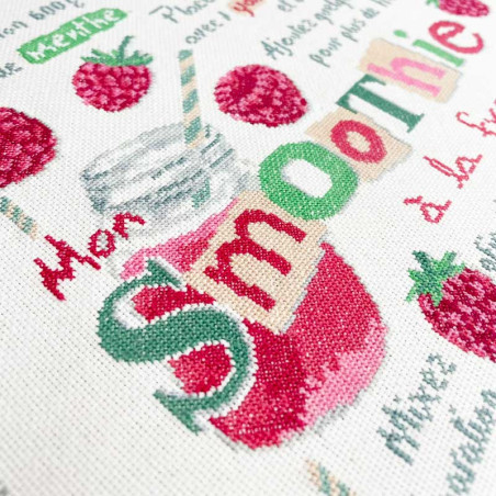 Lili Points - Fiche point de croix compté - Smoothie