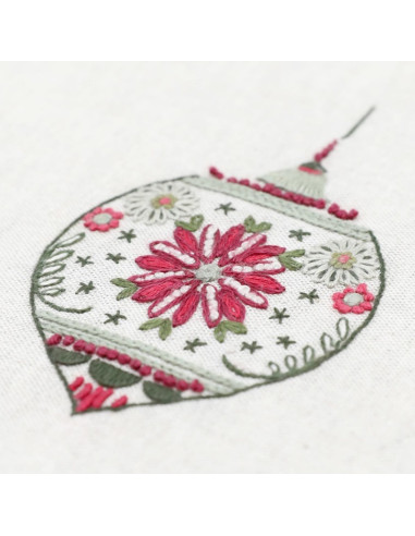 Kit de broderie traditionnelle "Boule enchantée" de Un Chat dans l'aiguille