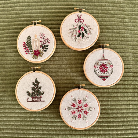 Kit de broderie traditionnelle "Boule enchantée" de Un Chat dans l'aiguille