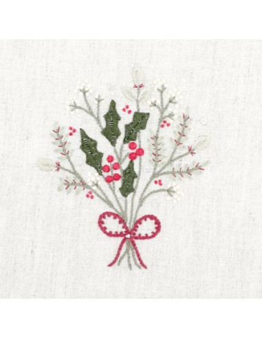 Kit de broderie traditionnelle "Ruban d'hiver" de Un Chat dans l'aiguille